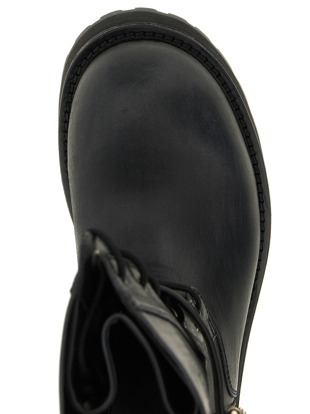 Balenciaga Ankle Boots aus schwarzem Kalbsleder