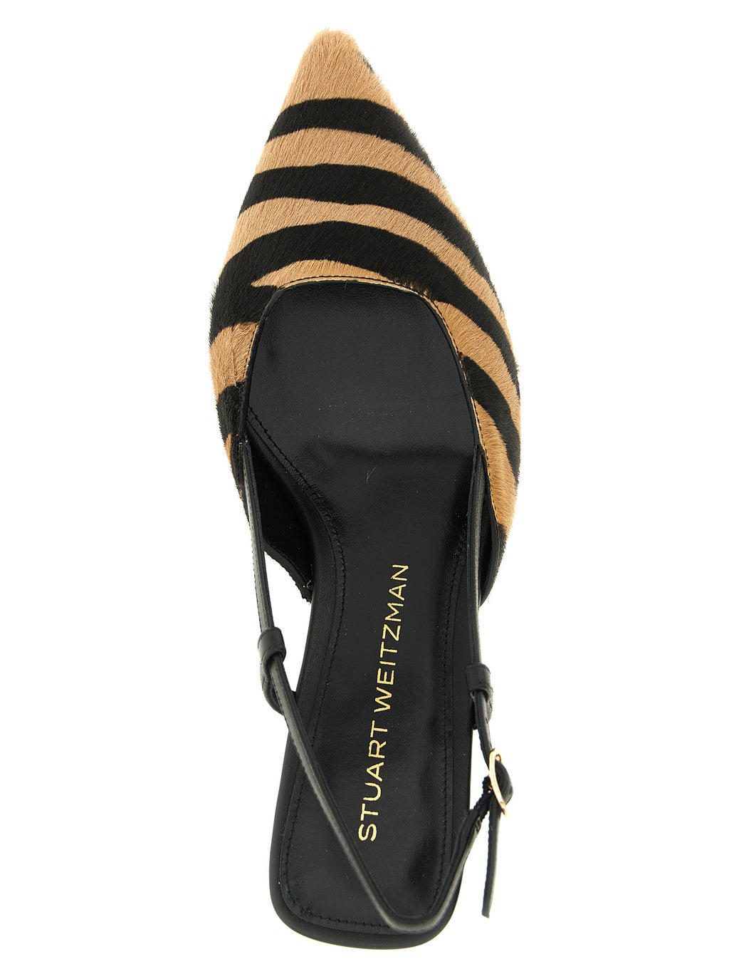 Stuart Weitzman Pumps aus mehrfarbigem Kalbsleder mit mittelhohem Absatz