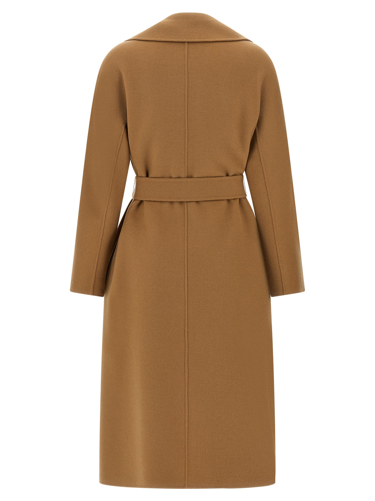 Max Mara Beiger Mantel aus Schurwolle