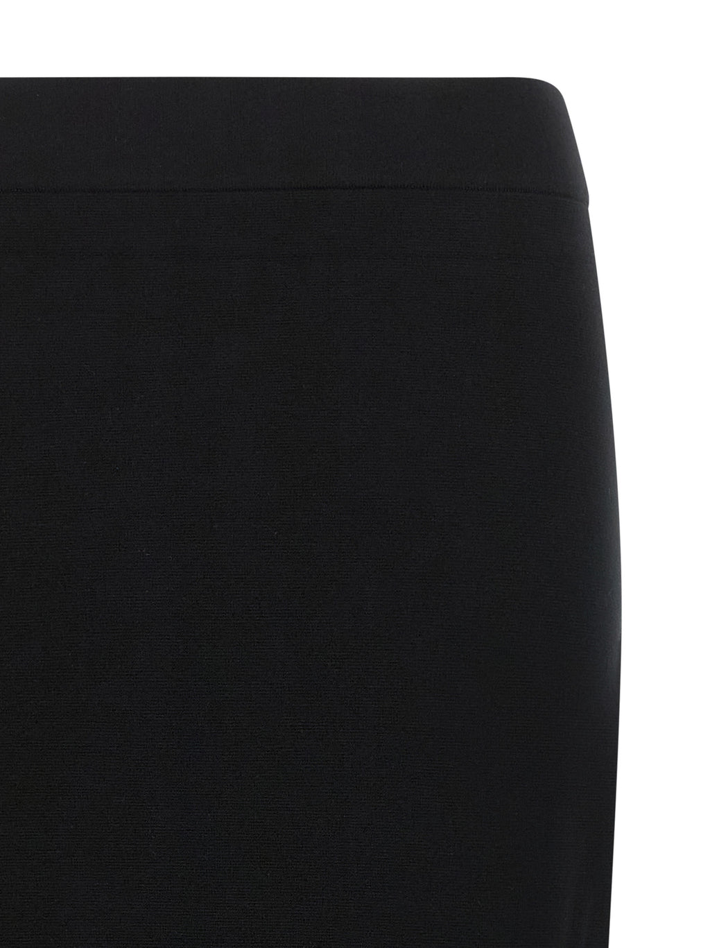 Max Mara Midirock aus schwarzer Viskose