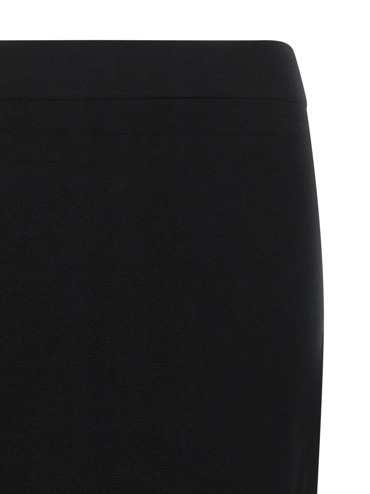 Max Mara Midirock aus schwarzer Viskose