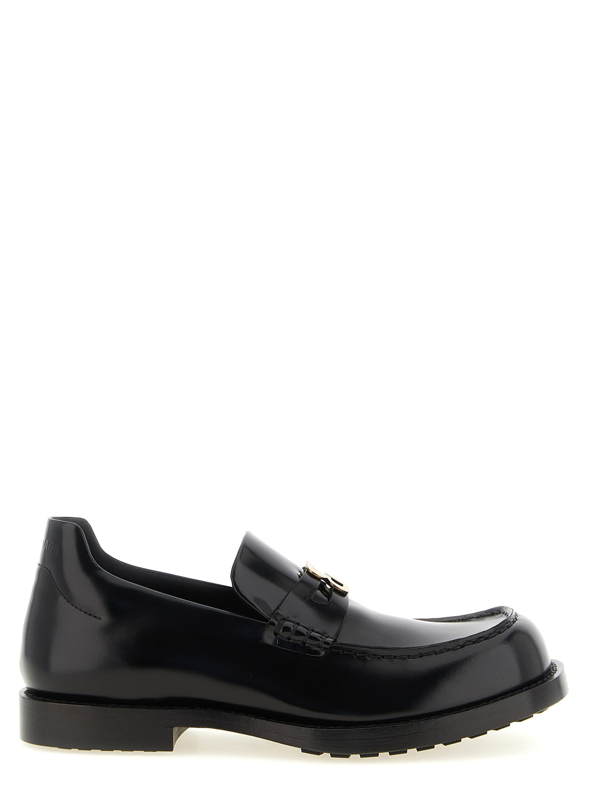 Balenciaga Slipper aus schwarzem Kalbsleder
