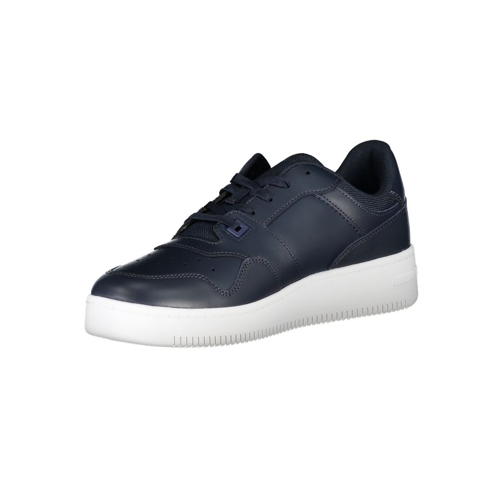 Tommy Hilfiger Blaue Leder-Herren-Sneaker