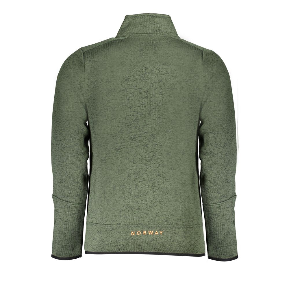 Norwegen 1963 Grünes Polyester-Herren-Sweatshirt