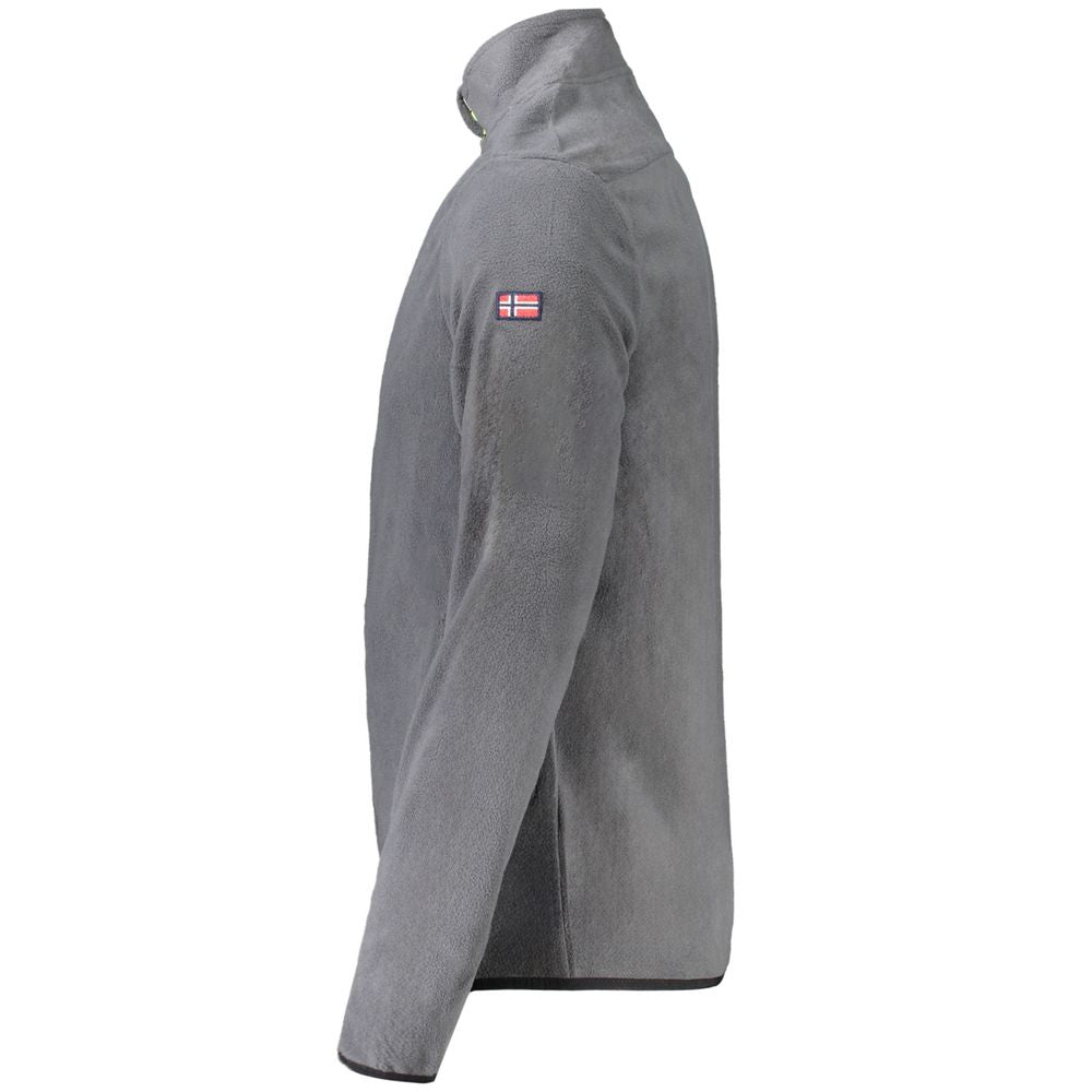 Norwegen 1963 Grigio Polyester Herren-Sweatshirt