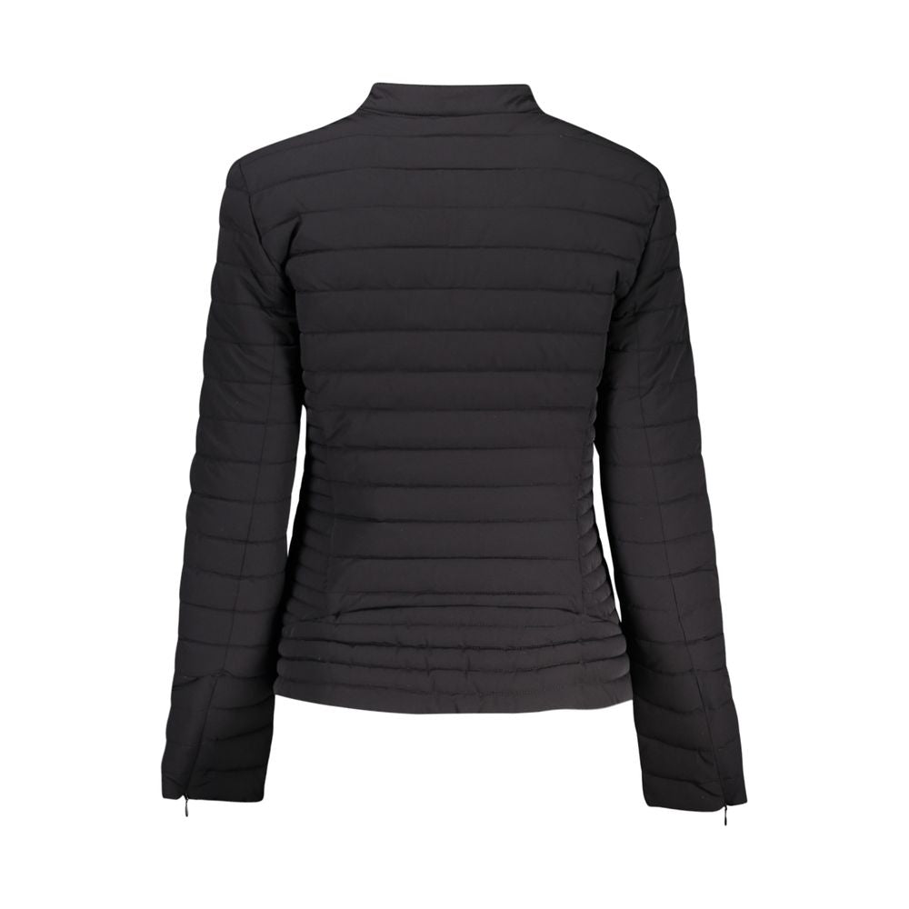 Guess Jeans Damenjacke aus schwarzem Polyurethan