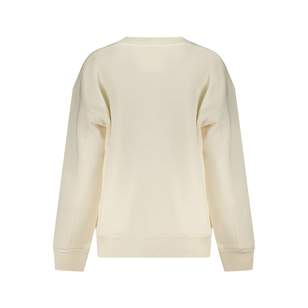 Guess Jeans Weißes Baumwoll-Damen-Sweatshirt