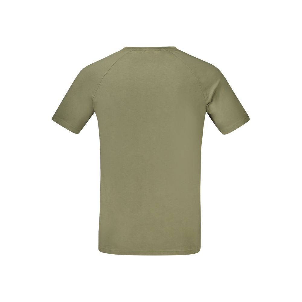 Hugo Boss Grünes Baumwoll-Herren-T-Shirt