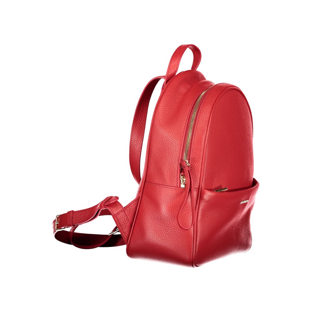 Coccinelle Damenrucksack aus rotem Leder