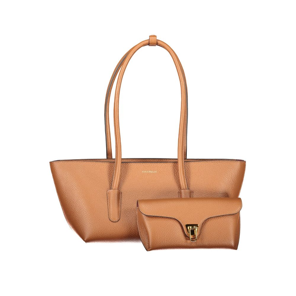 Coccinelle Damenhandtasche aus braunem Leder