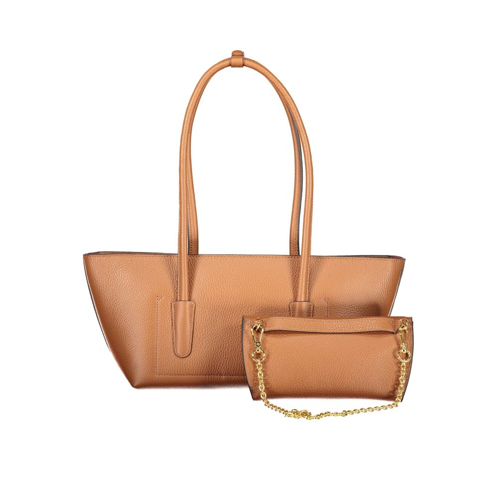 Coccinelle Damenhandtasche aus braunem Leder