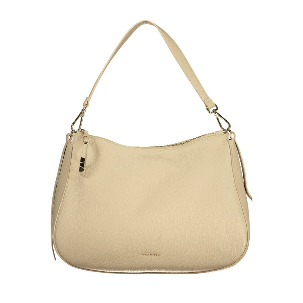 Coccinelle Damenhandtasche aus beigem Leder