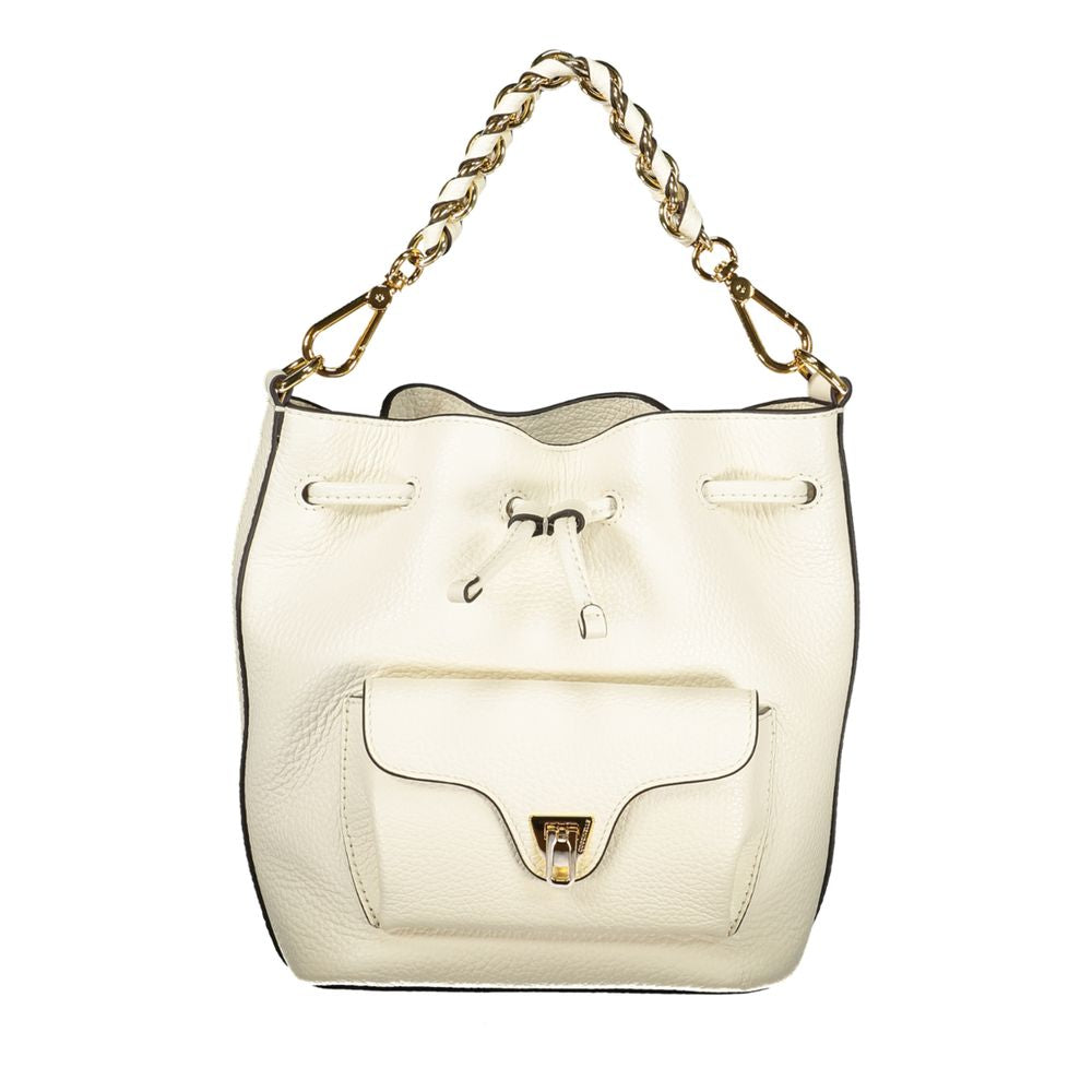Coccinelle Handtasche aus weißem Leder