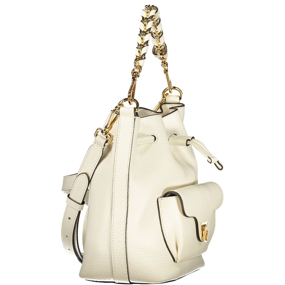 Coccinelle Handtasche aus weißem Leder