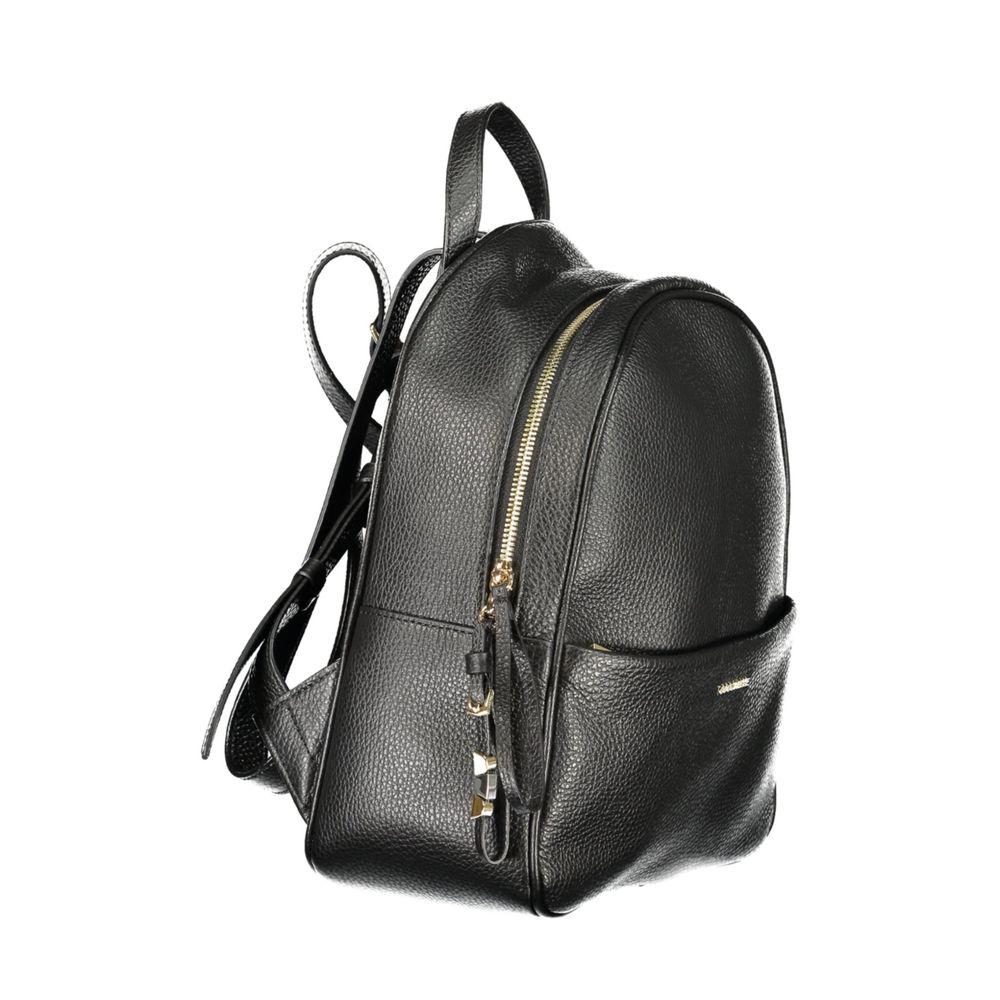Coccinelle Damenrucksack aus schwarzem Leder