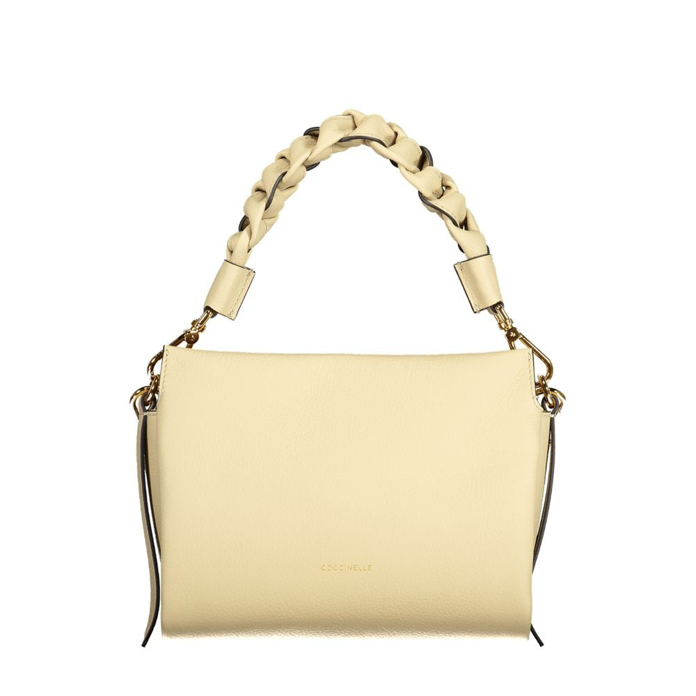 Coccinelle Handtasche aus beigem Leder