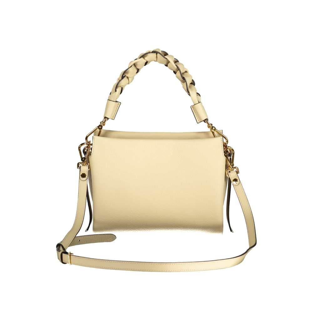 Coccinelle Handtasche aus beigem Leder