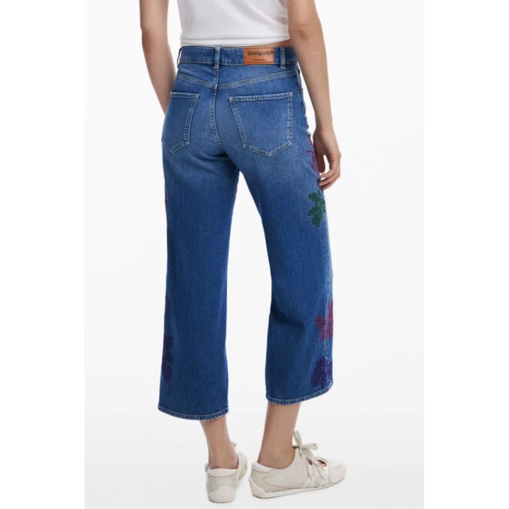 Desigual Azzurro Jeans aus Baumwolle für Damen