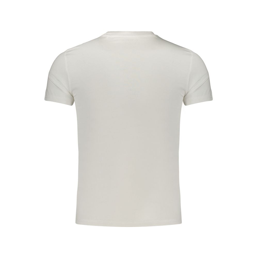 Guess Jeans Weißes Baumwoll-Herren-T-Shirt