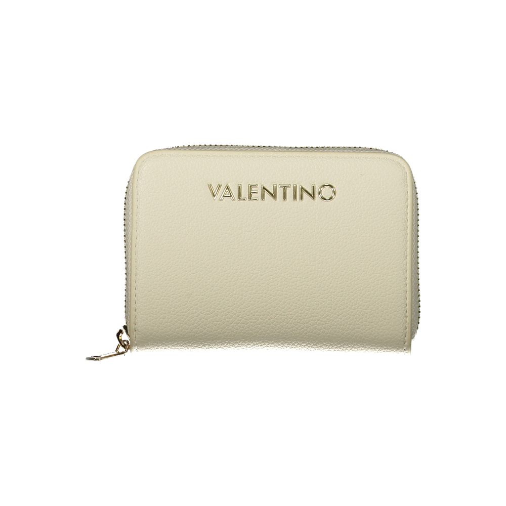 Mario Valentino Beige Polyurethan Damen-Geldbörse
