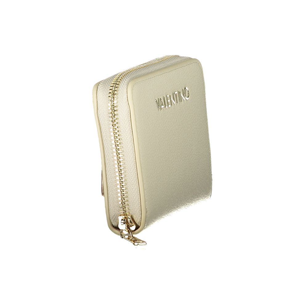 Mario Valentino Beige Polyurethan Damen-Geldbörse
