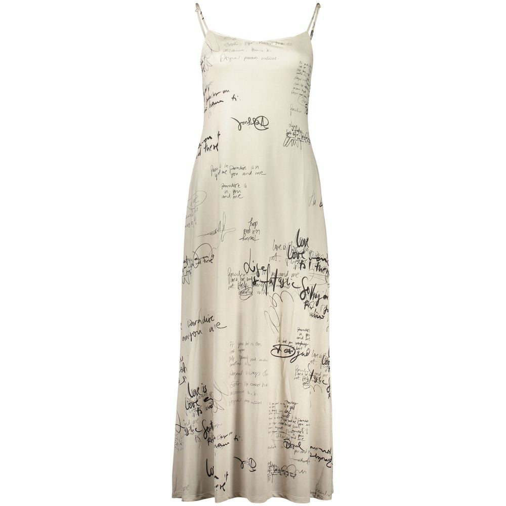 Desigual Bianco Polyester Damen Kleid