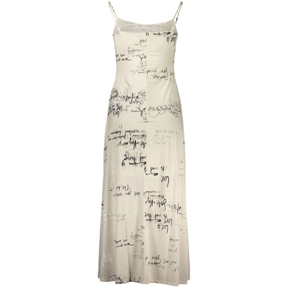 Desigual Bianco Polyester Damen Kleid
