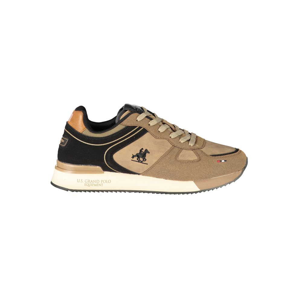 U.S. Grand Polo Brauner Polyester Herren-Sneaker