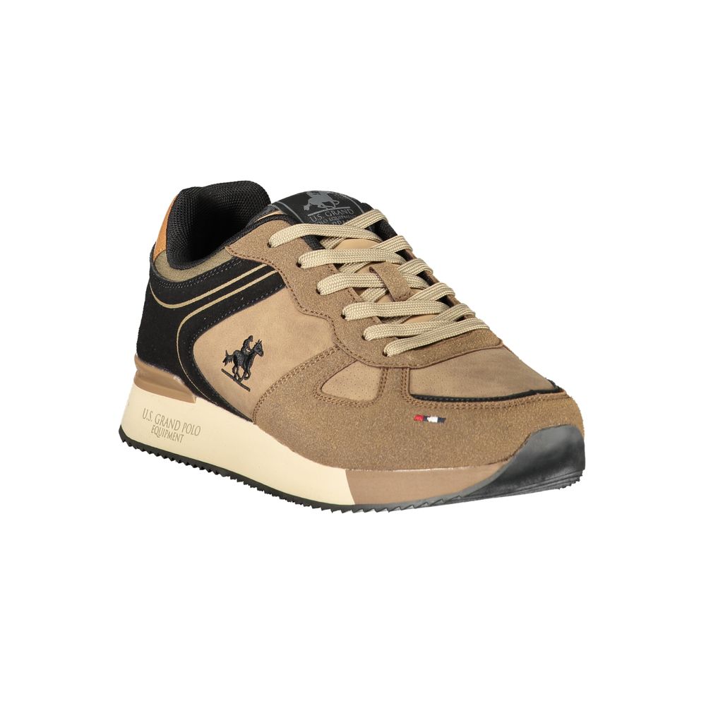 U.S. Grand Polo Brauner Polyester Herren-Sneaker