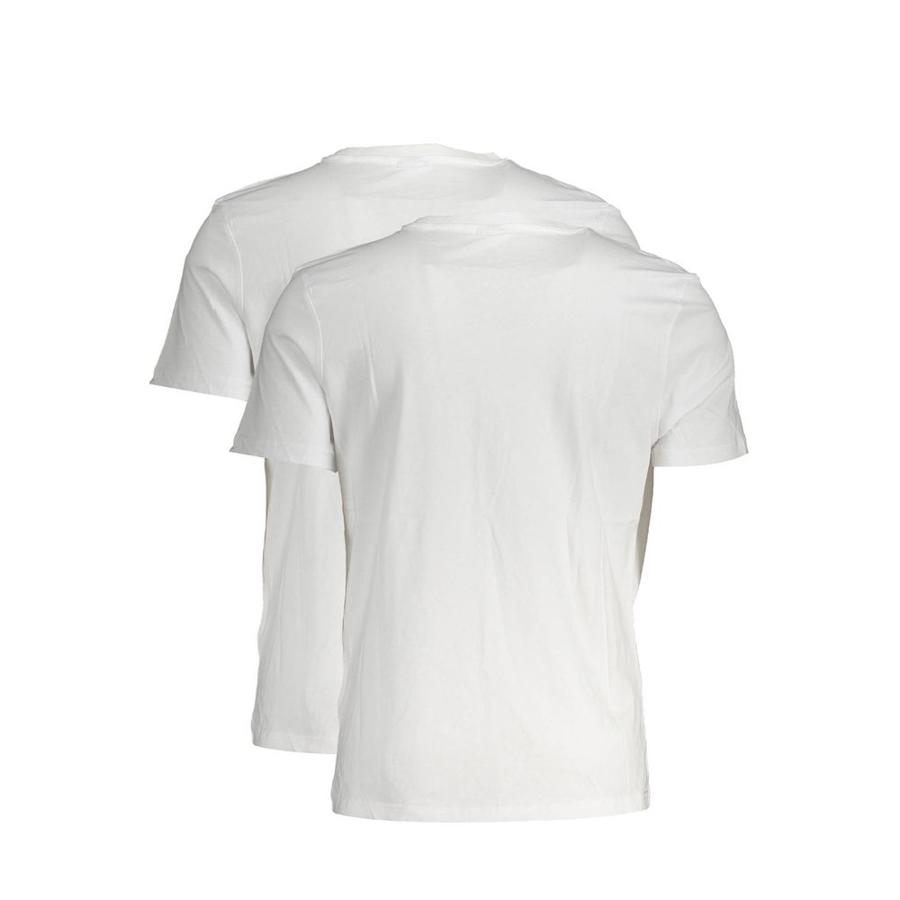 Fila Herren-T-Shirt aus weißer Baumwolle
