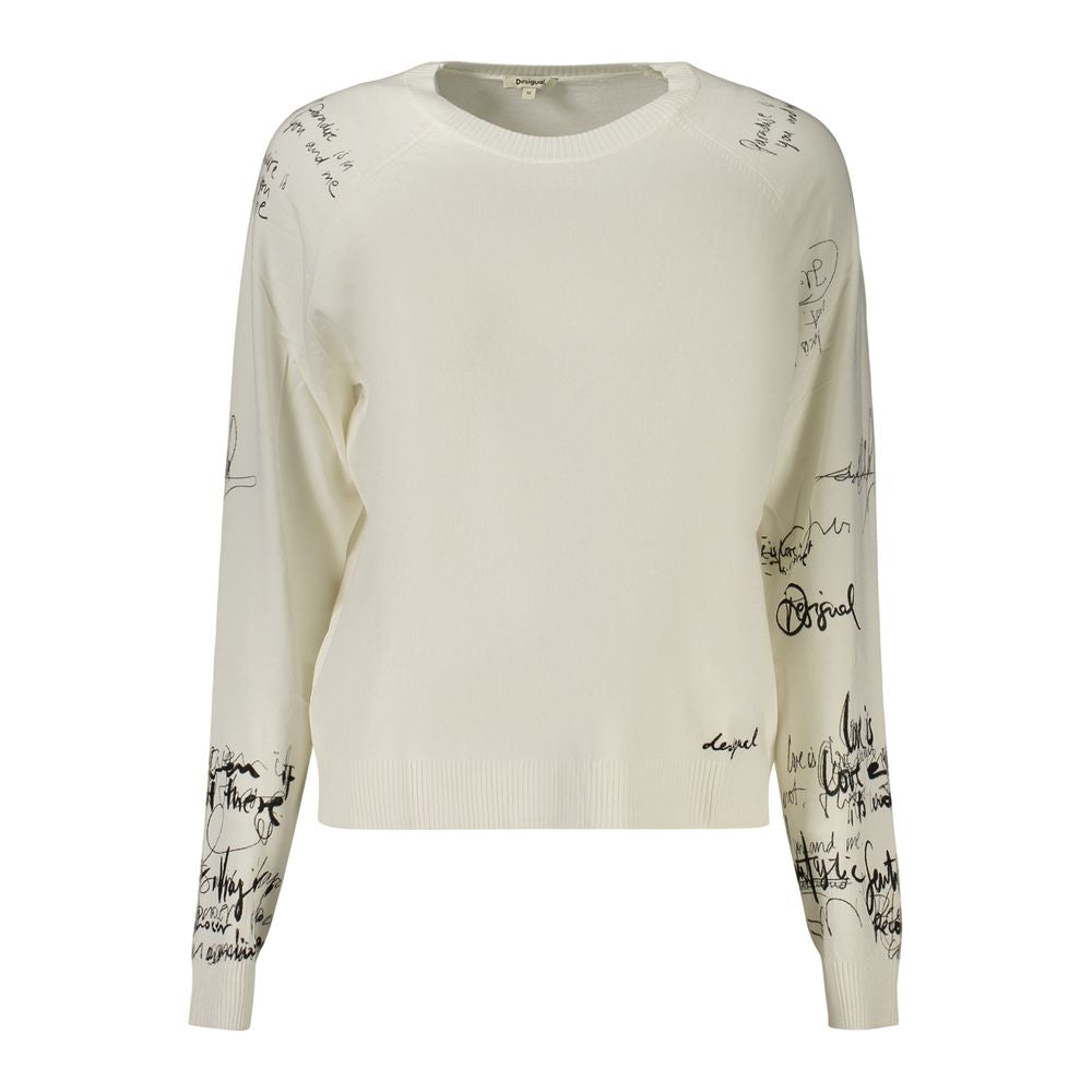 Desigual Damen-Top aus weißer Viskose