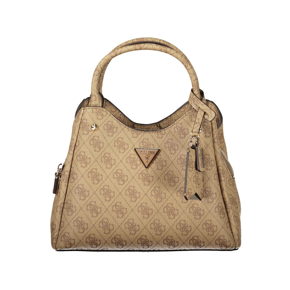 Guess Jeans Damen-Polyurethan-Tasche in Beige