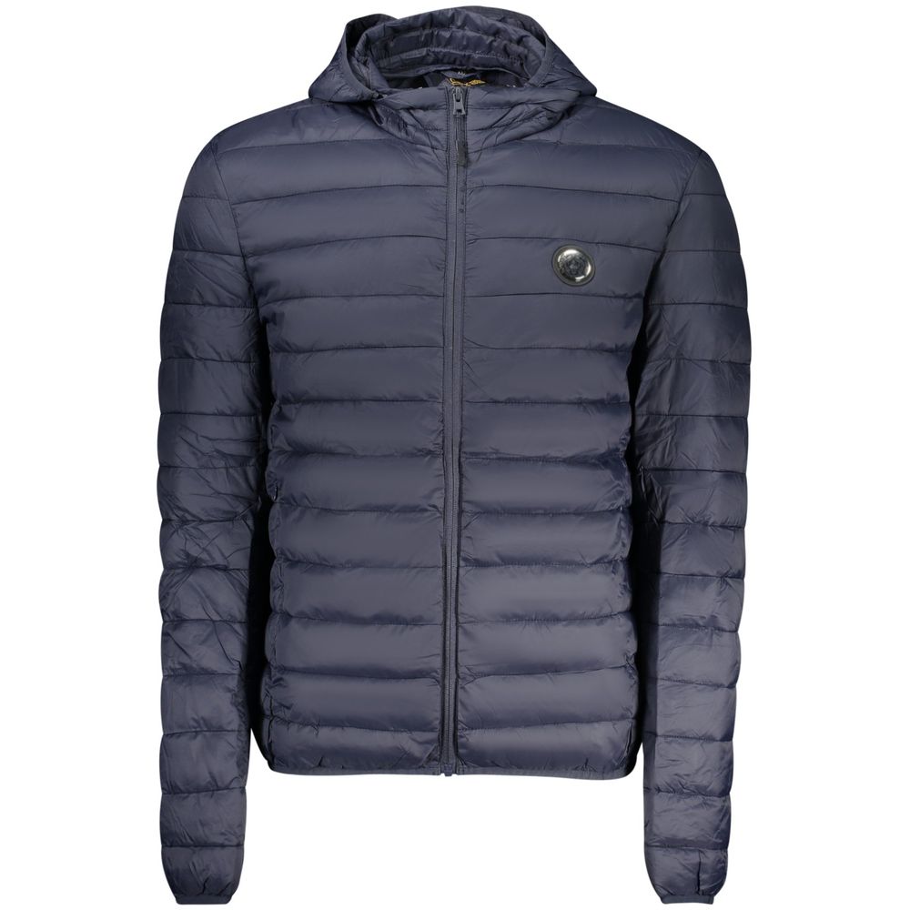Cavalli Class Blaue Polyester Herrenjacke