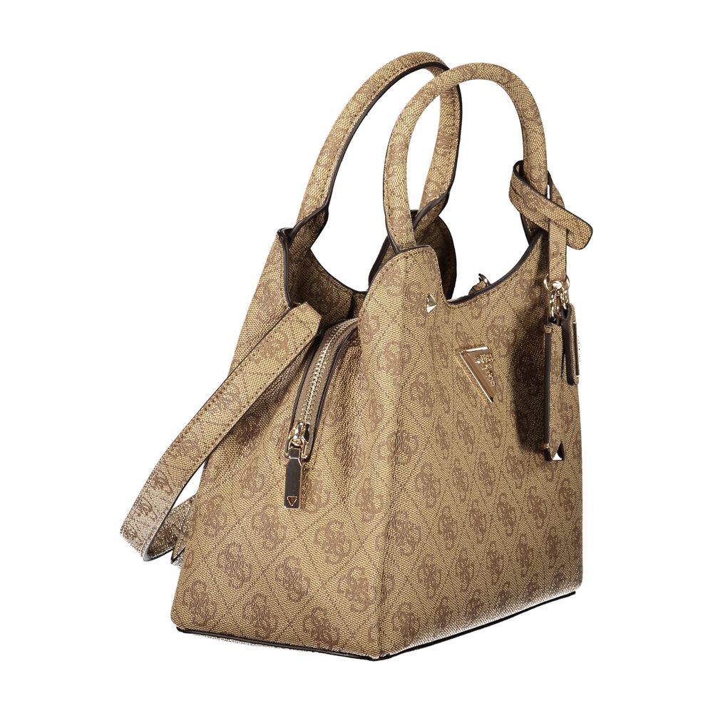 Guess Jeans Damen-Polyurethan-Tasche in Beige