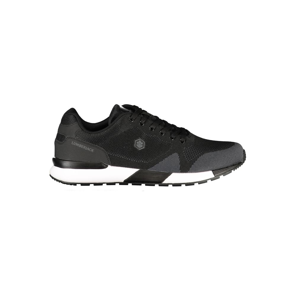 Lumberjack Black Polyester Men's Sneaker