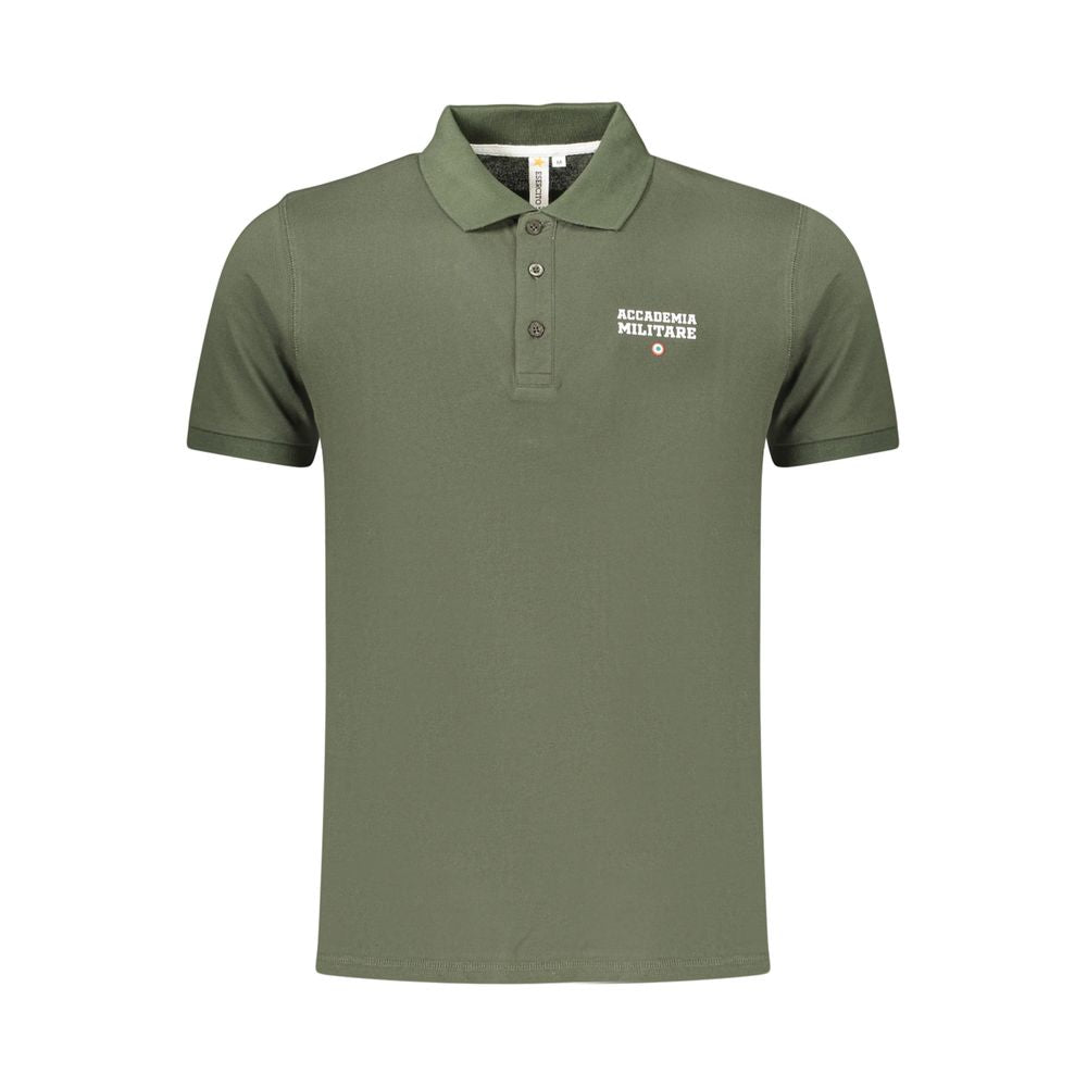 Accademia Militare Grüne Baumwoll-Polo für Herren