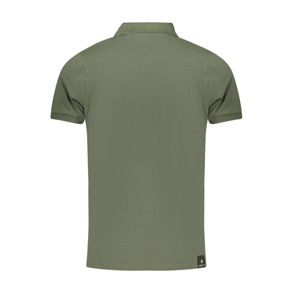 Accademia Militare Grüne Baumwoll-Polo für Herren