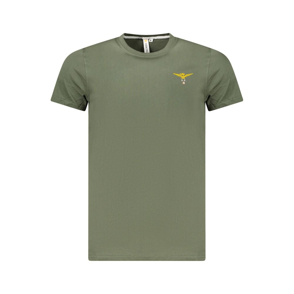 Accademia Militare Grünes Baumwoll-Herren-T-Shirt