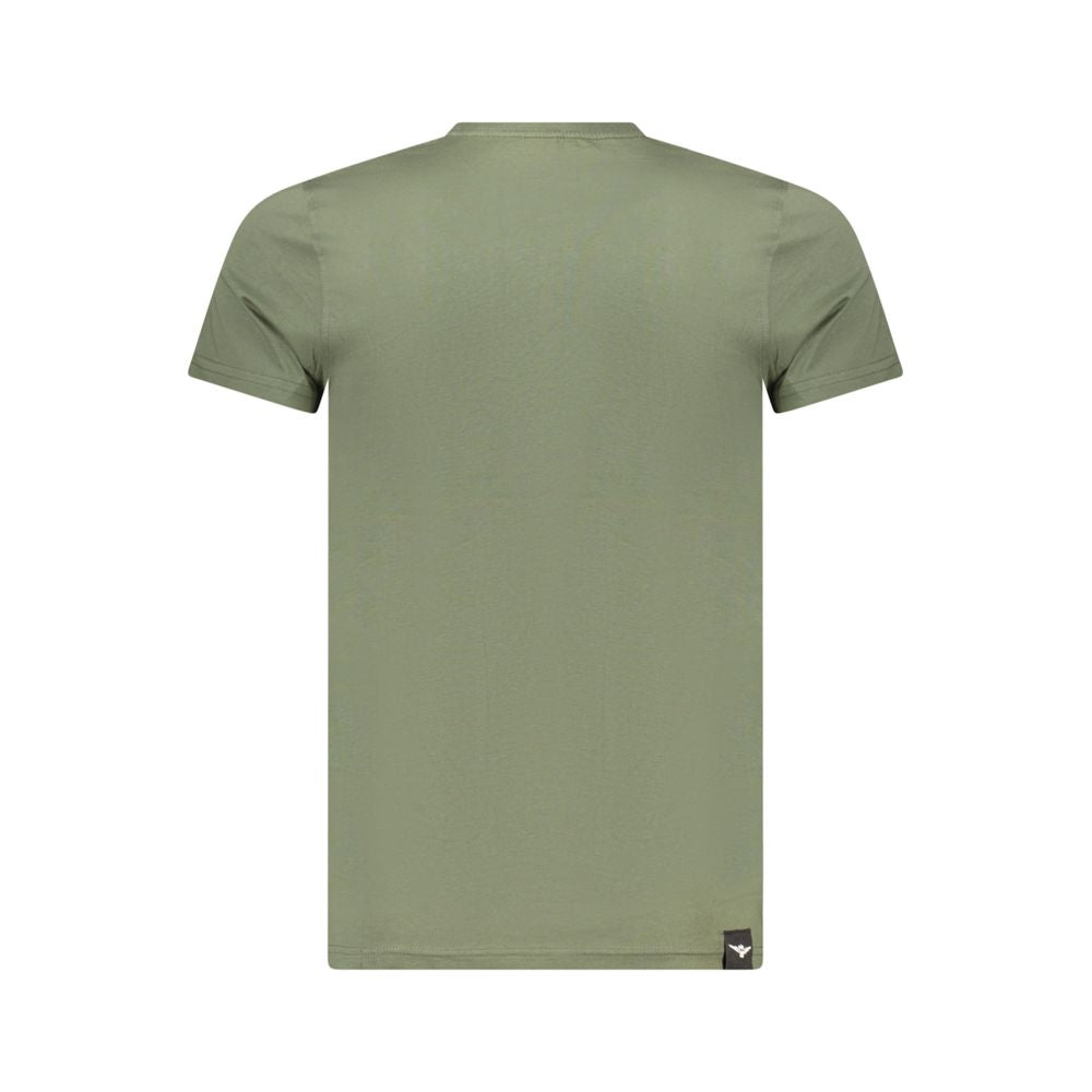 Accademia Militare Grünes Baumwoll-Herren-T-Shirt