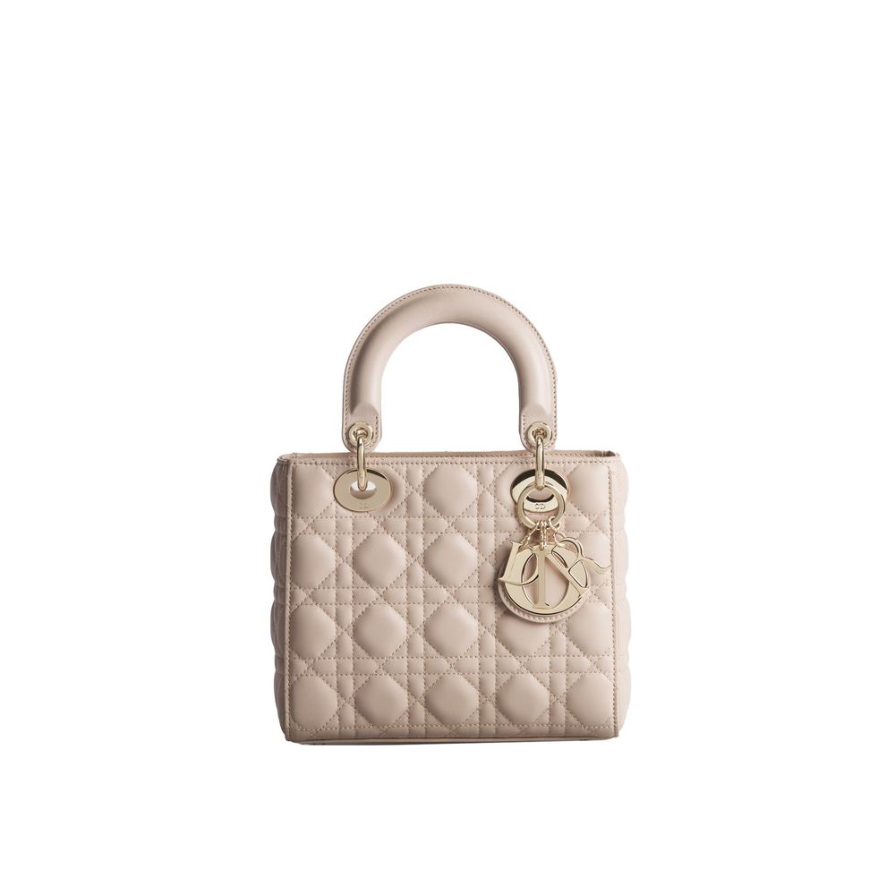 Dior Handtasche aus beigem Lammleder