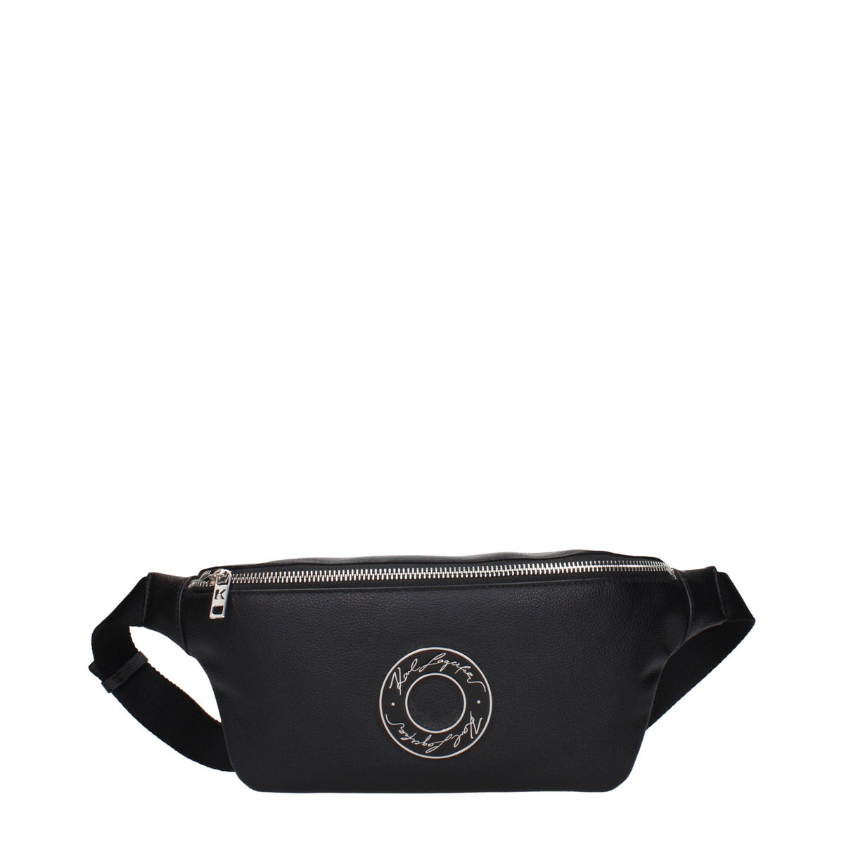 Karl Lagerfeld Rucksack aus schwarzem Leder