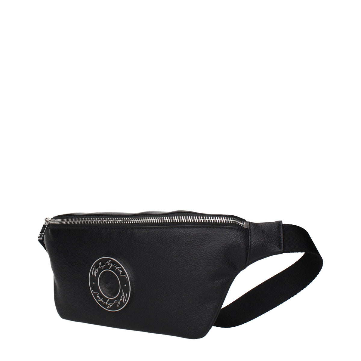 Karl Lagerfeld Rucksack aus schwarzem Leder