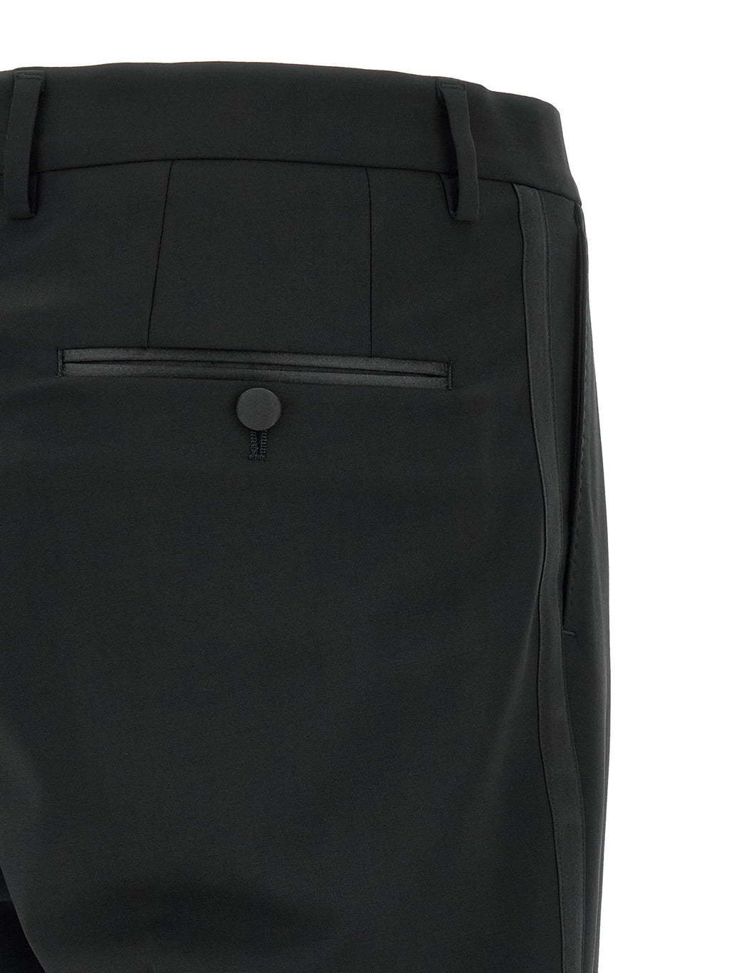 Dolce & Gabbana Zweiteiliger Anzug aus schwarzer Schurwolle