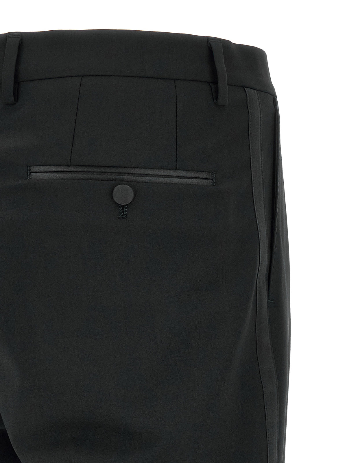 Dolce & Gabbana Zweiteiliger Anzug aus schwarzer Schurwolle