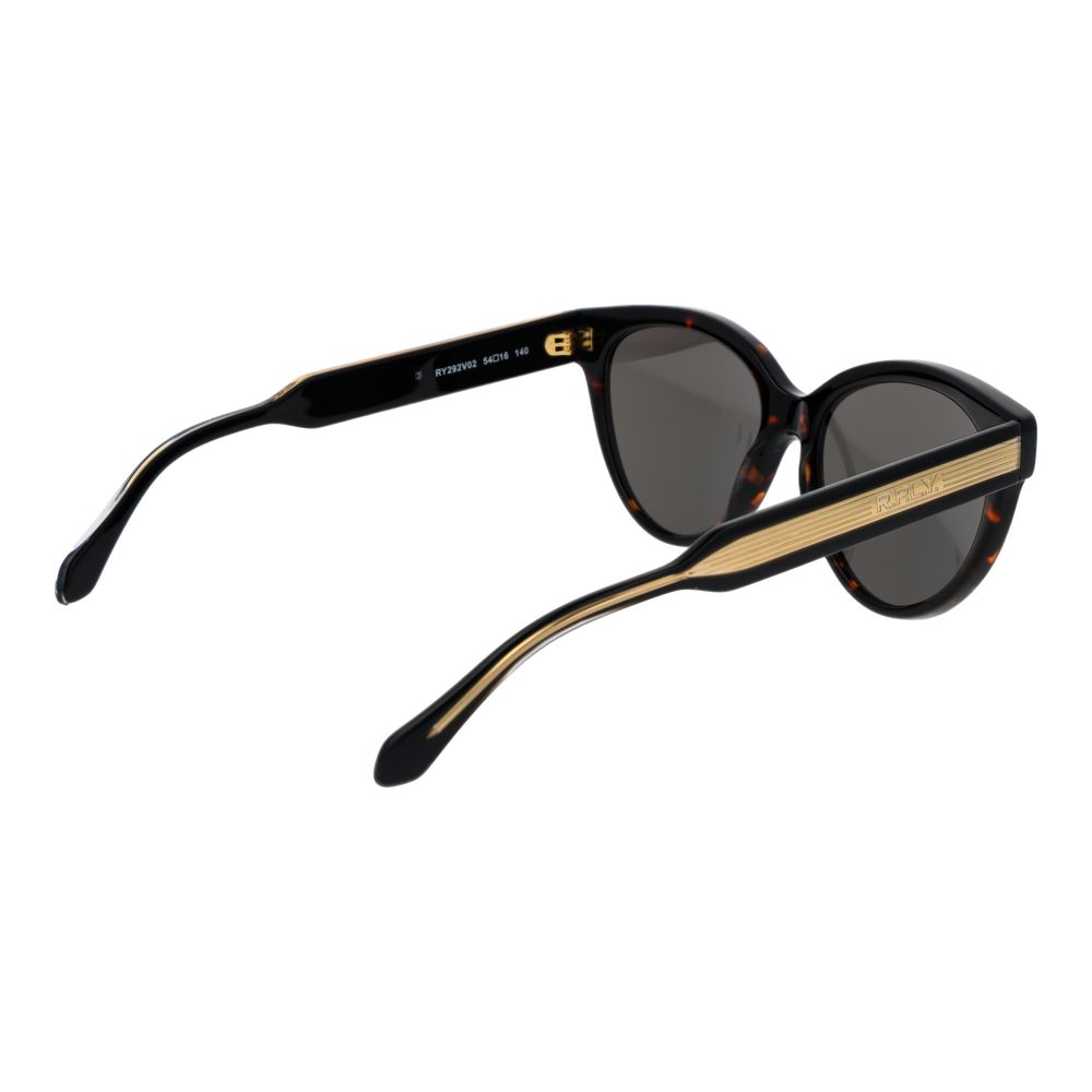 Replay Sonnenbrille aus schwarzem Kunststoff