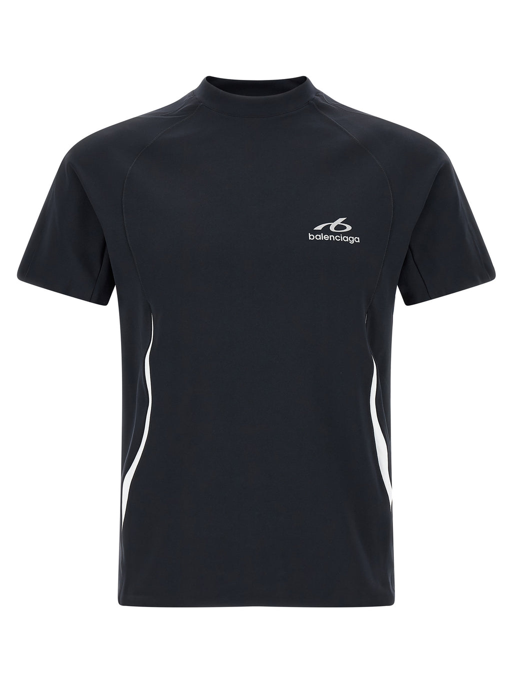 Balenciaga blaues Polyamid-T-Shirt