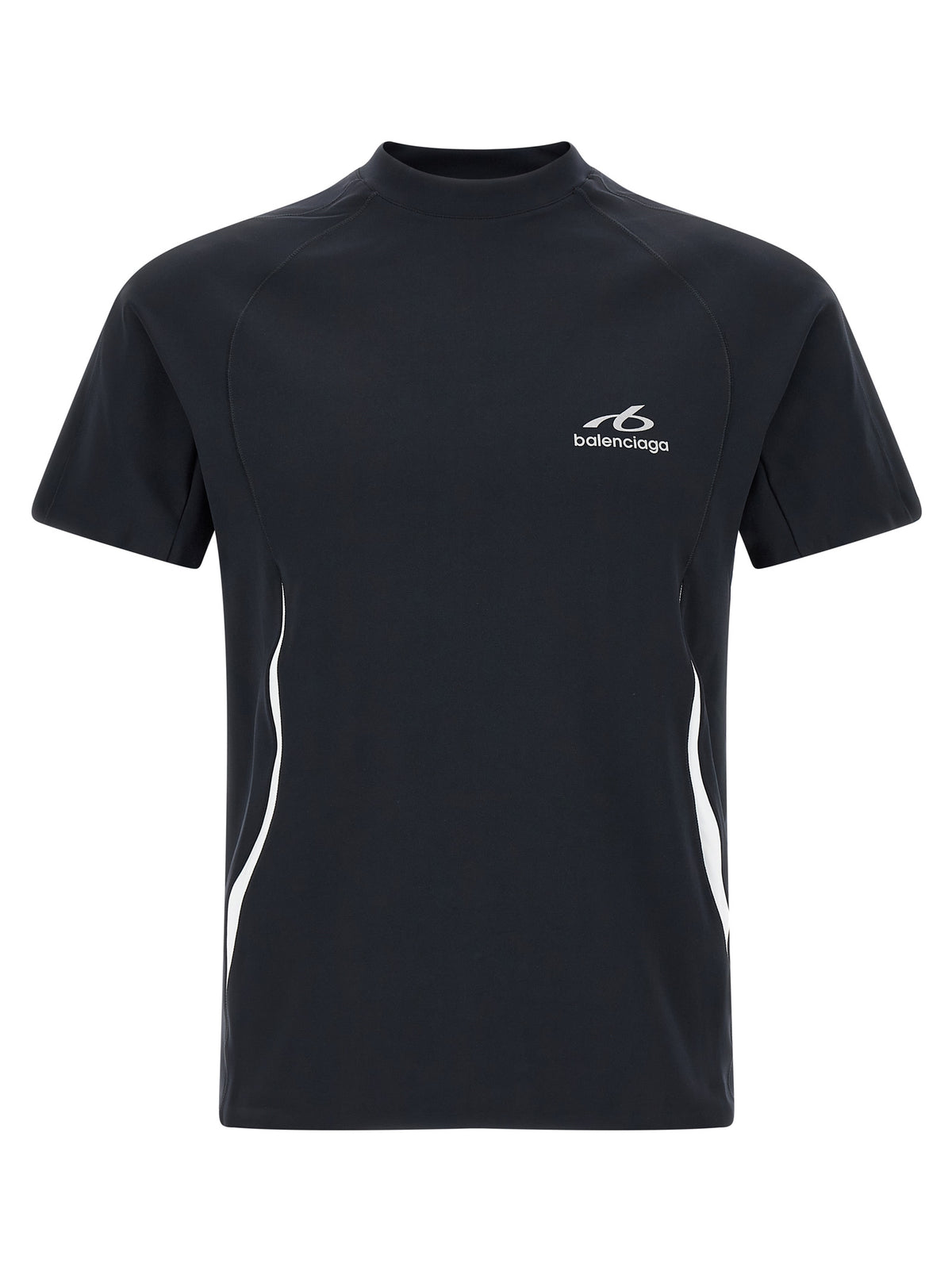 Balenciaga blaues Polyamid-T-Shirt