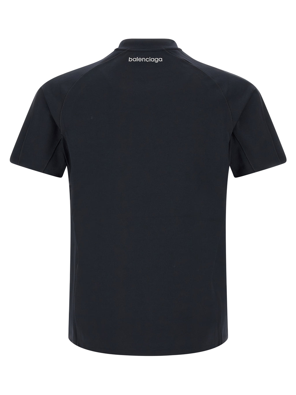 Balenciaga blaues Polyamid-T-Shirt