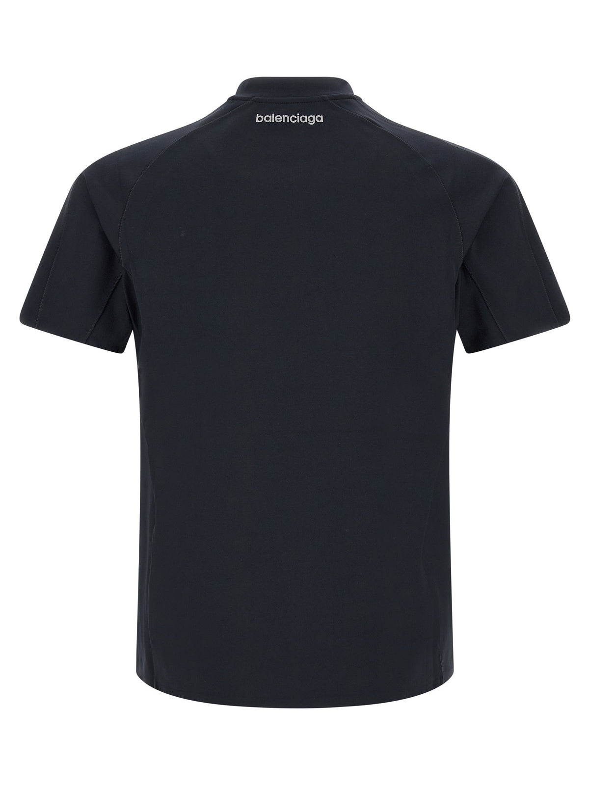 Balenciaga blaues Polyamid-T-Shirt