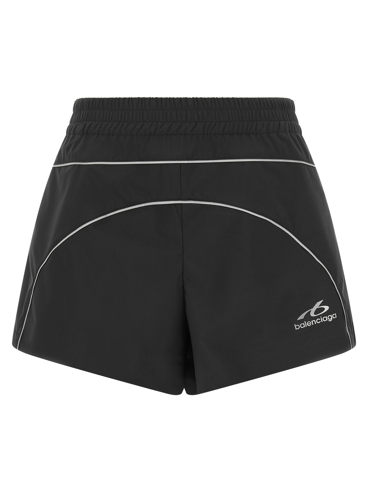Balenciaga Bermuda-Shorts aus schwarzem Polyester